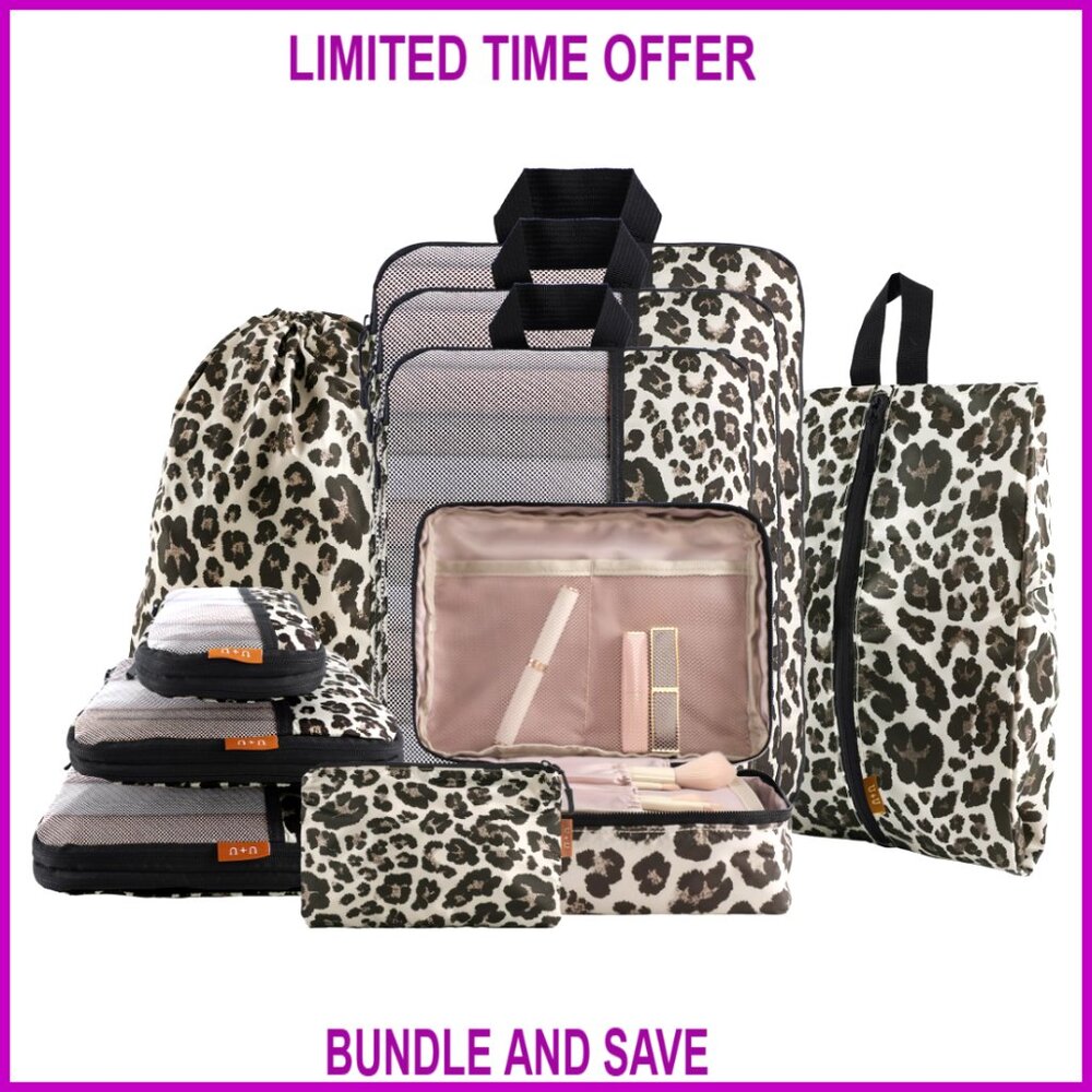 10 Set Compression Packing Cubes With Laundry Bag… - image 1